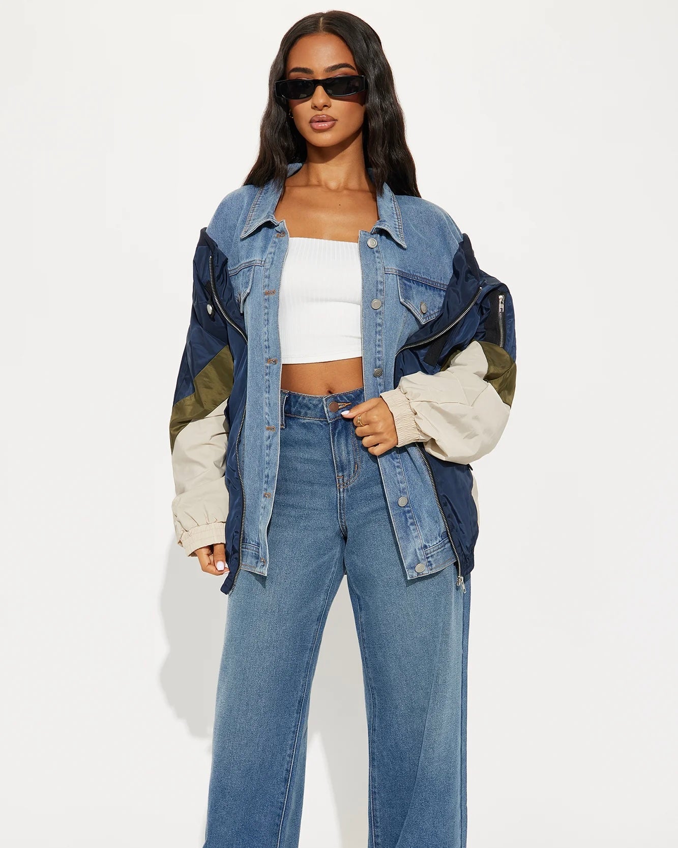 Layered Luxe Jean Jacket