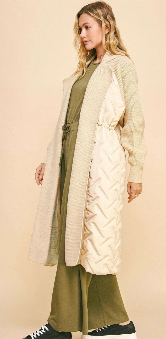 Nude Knit Trench