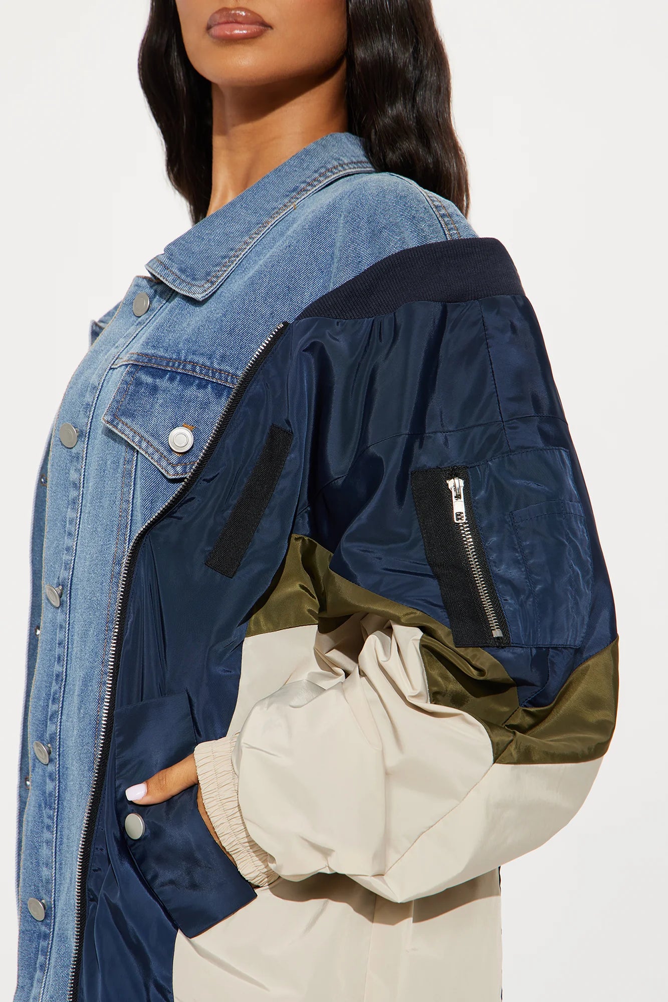 Layered Luxe Jean Jacket