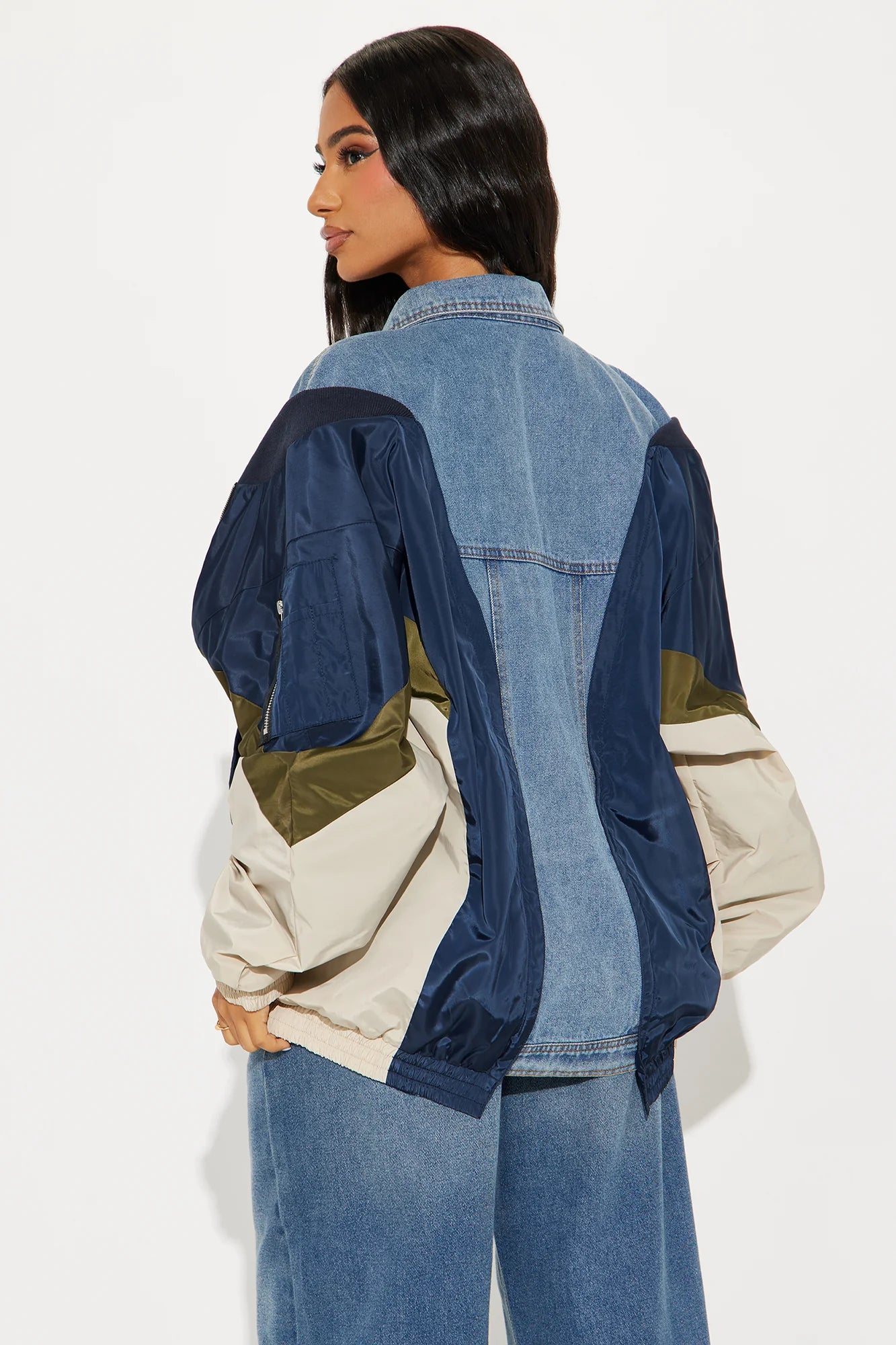 Layered Luxe Jean Jacket