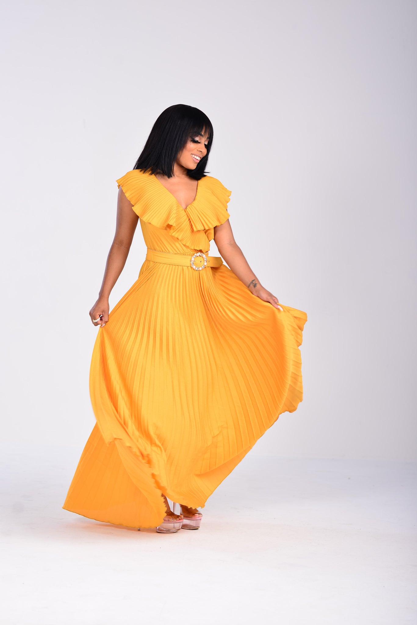 MUSTARD PLEAT